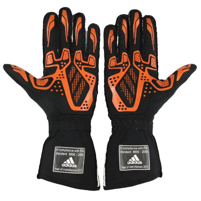 2017 Fernando Alonso McLaren Honda Adidas F1 Gloves - Speedxcrafts