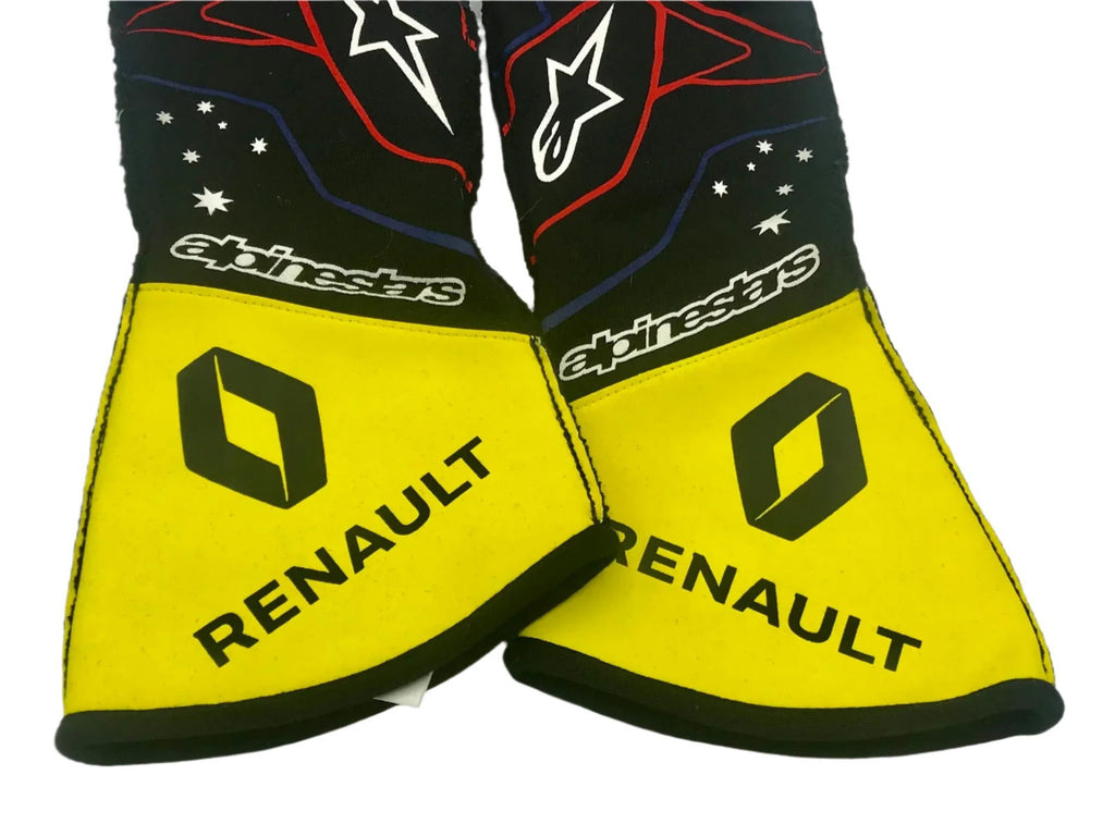 2020 Daniel Ricciardo Renault Race Gloves - Speedxcrafts