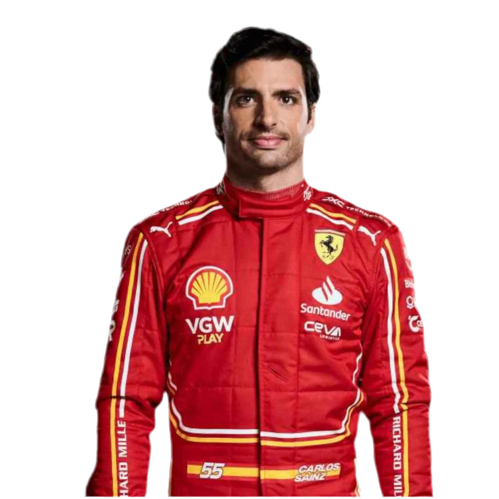 2024 Scuderia Ferrari Replica Race Suit | Official Team Merchandise - Speedxcrafts