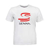 Ayrton Senna T-Shirt Senna Kids White - Speedxcrafts