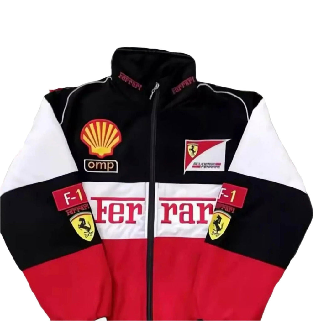 Ferrari F1 Fully Embroidered Jacket - Speedxcrafts