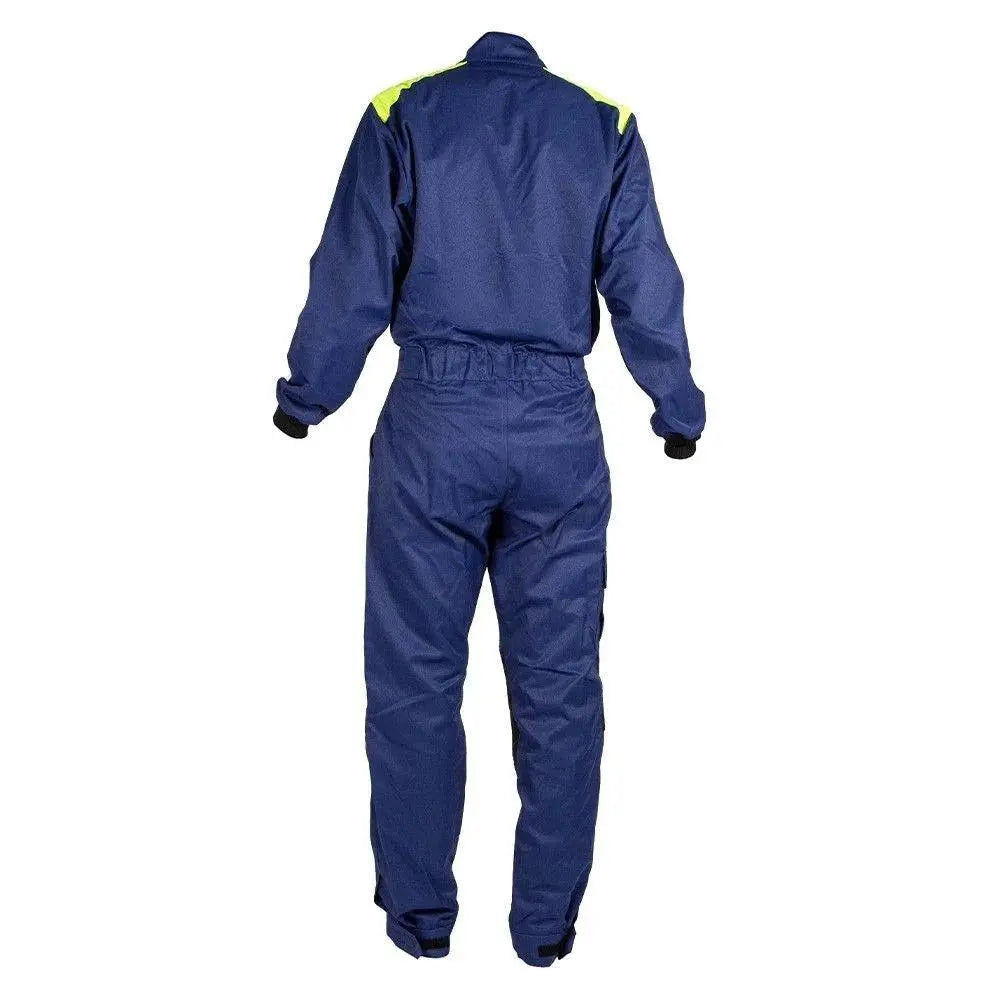 MECHANIC SUIT NAVY-FLUOR YELLOW - Speedxcrafts