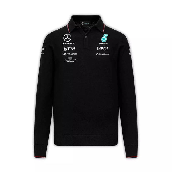 Mercedes-AMG Petronas 2023 Team Longsleeve Polo - Speedxcrafts