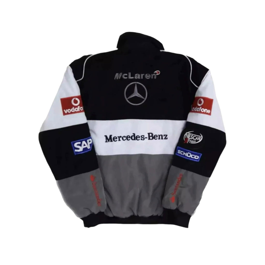 Mercedes-Benz F1 Racing Embroidered Logo Jacket - Speedxcrafts