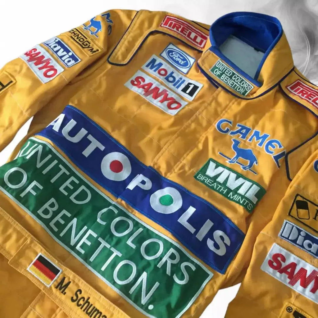 Michael Schumacher 1992 Replica Racing Suit - Speedxcrafts