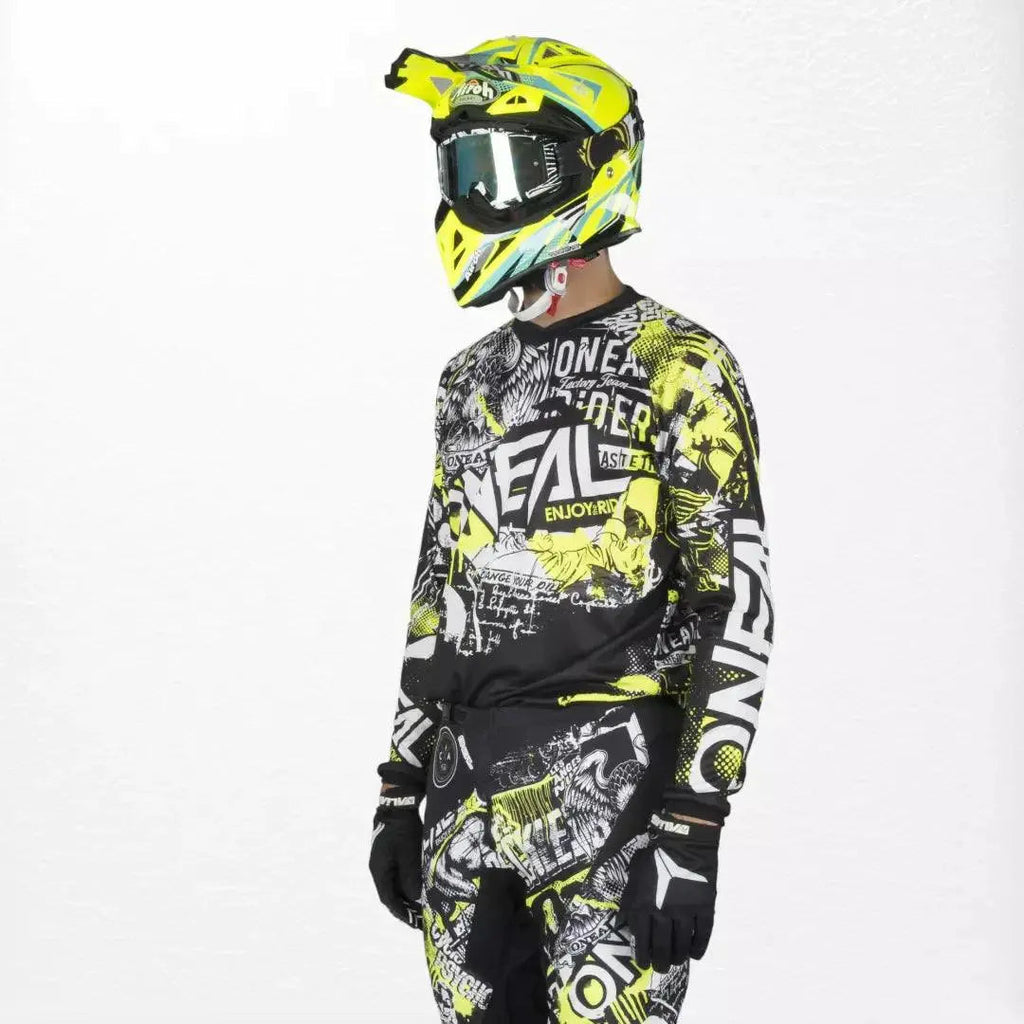 O'Neal Element Jersey Attack Black-HiVis - Speedxcrafts