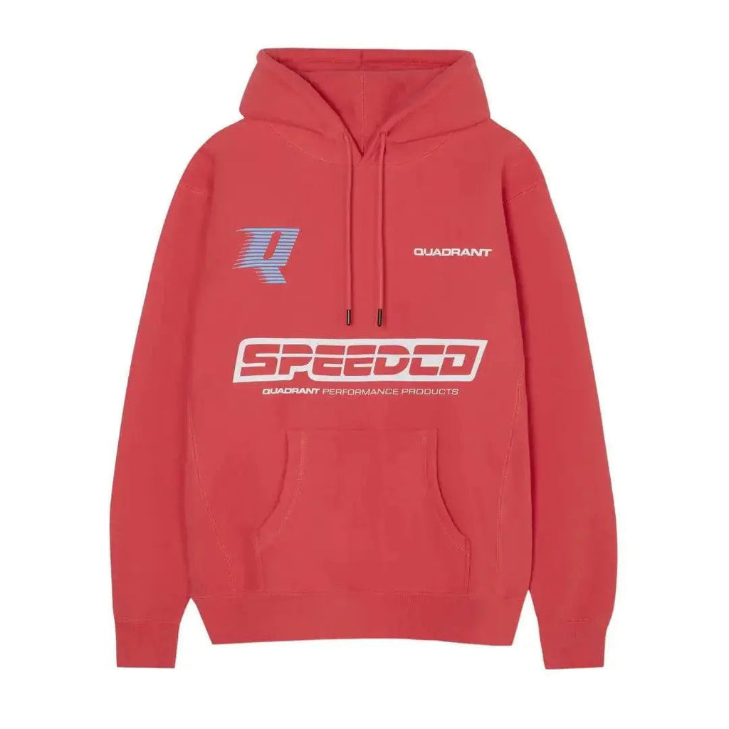 RED SPEEDCO HOODIE - Speedxcrafts