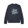 SCRIPT PETROL BLUE LONG SLEEVE TEE - Speedxcrafts