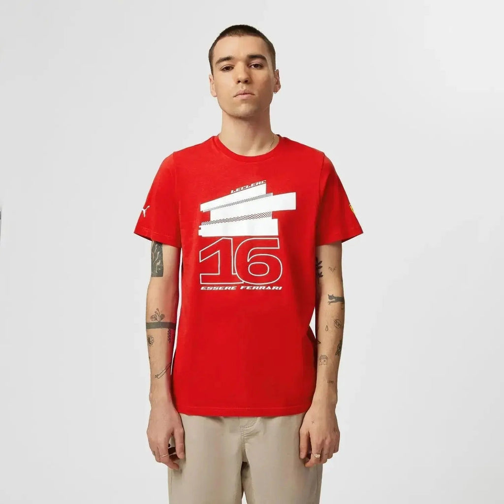 Scuderia Ferrari 2023 Leclerc T-Shirt - Speedxcrafts