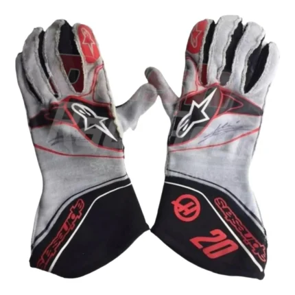 2017 Kevin Magnussen Haas F1 Team Gloves