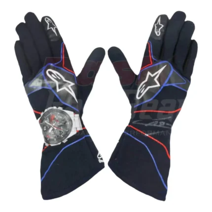 2019 Pierre Gasly Belgian GP F1 Race Gloves