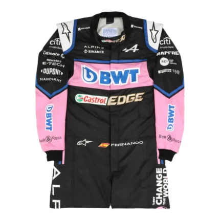 2022 Fernando Alonso BWT Alpine F1 Team Replica Race Suit