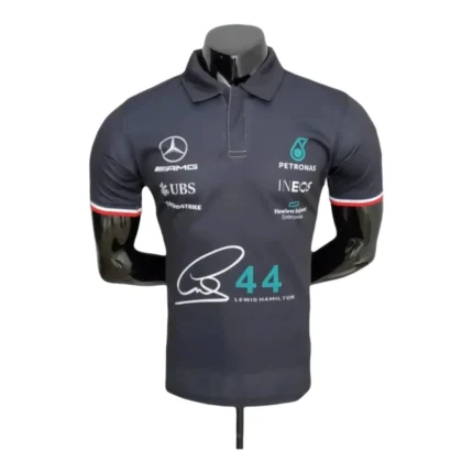 2022 Mercedes Lewis Hamilton F1 Polo Shirt