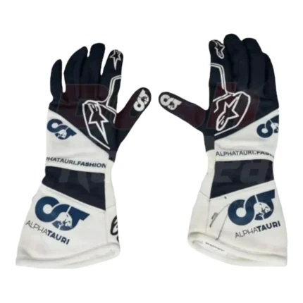 2022 Yuki Tsunoda Scuderia AlphaTauri F1 Race gloves