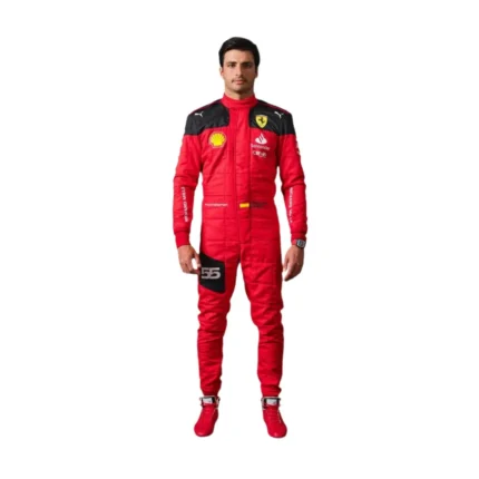 2021 Carlos Sainz Race Scuderia Ferrari F1 Suit