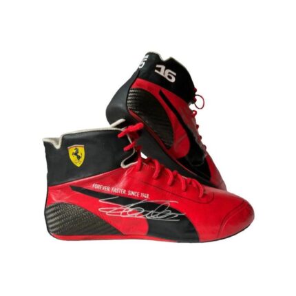 2023 Charles Leclerc Ferrari F1 Racing Shoes for Ultimate Performance
