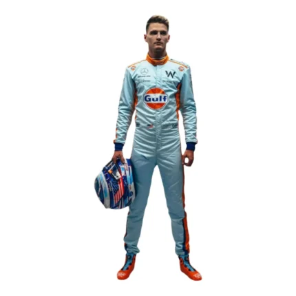 2023 Logan Sargeant Gulf F1 Race Suit Singapore GP