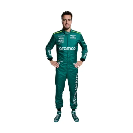 2024 Fernando Alonso & Lance Stroll Replica Race Suit | Aston Martin F1