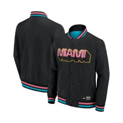 Formula 1 Miami Sateen Jacket | Stylish Lightweight F1 Outerwear
