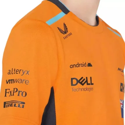 JUNIOR McLAREN REPLICA SET UP T-SHIRT OSCAR PIASTRI