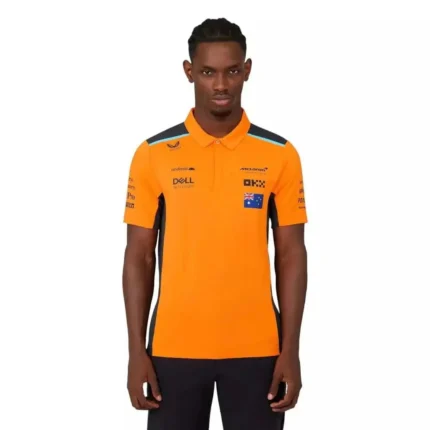 MENS McLAREN REPLICA POLO SHIRT OSCAR PIASTRI