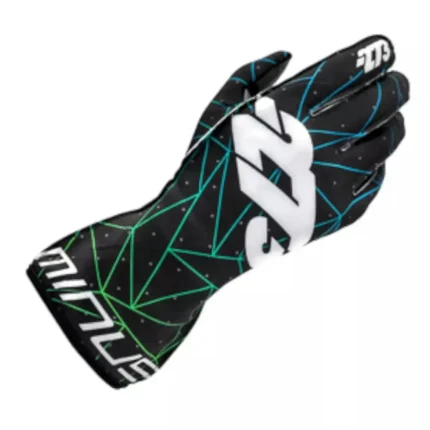 POLY EVO Black/Green/Cyan Gloves