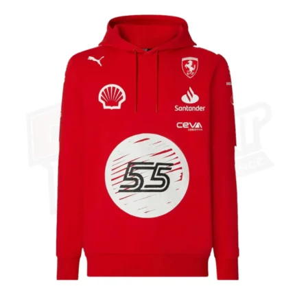 Scuderia Ferrari Carlos Sainz Puma hooded sweatshirt - Joshua Vides