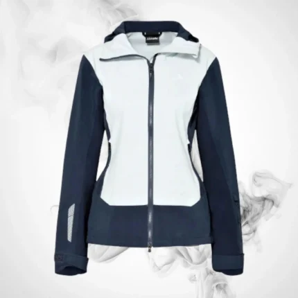 Ski Hoodie SCHOFFEL Softshell Jacket Miara L Navy/Light Blue - 2021/22