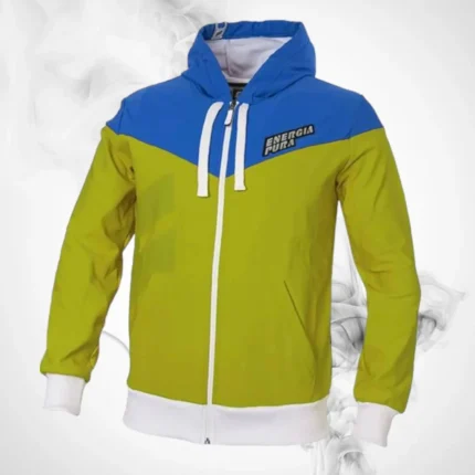 Ski Softshell ENERGIAPURA Felpa Tip Junior Acid Green/Turquoise - 2021/22
