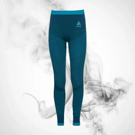 Ski Thermal Underwear ODLO Performance Warm Kids BL Bottom Long Dark Sapphire/Indigo Bunting - 2022/23
