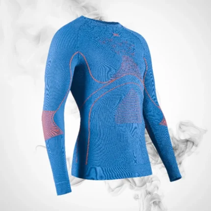 Ski Thermal underwear X-bionic Energy Accumulator 4.0 Shirt LG SL Men Galactic Blue/Vibrant Orange - 2023/24