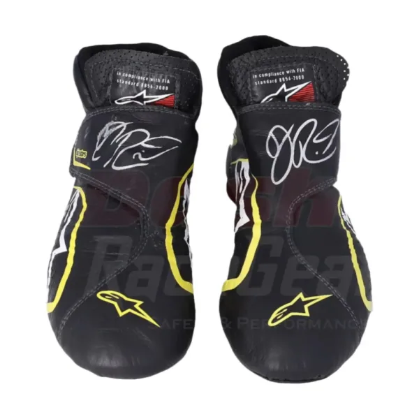 Scarpa F1 boots with authentic racing design and premium finish