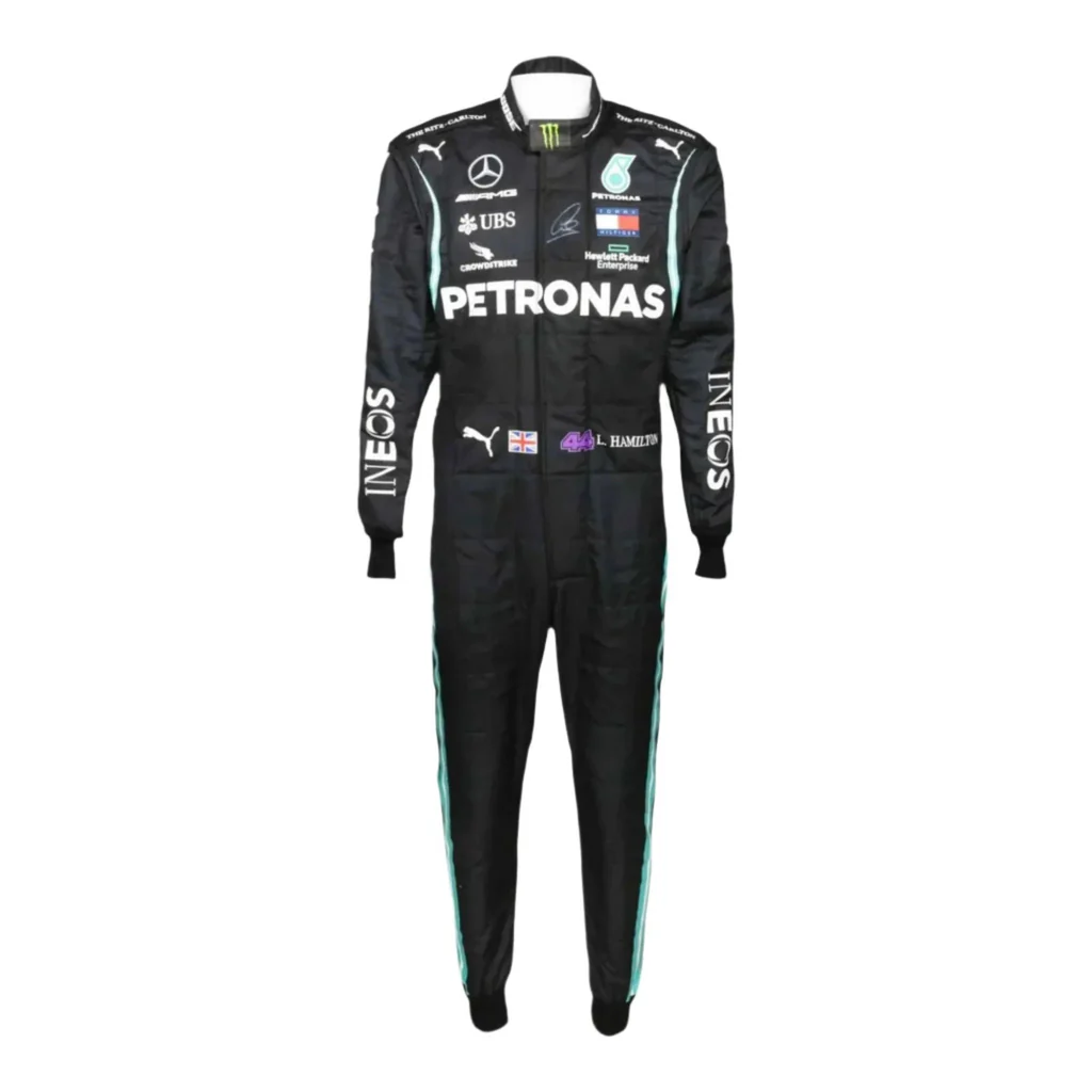 2020 Lewis Hamilton Mercedes AMG F1 Replica Race Suit - SpeedX RaceGear