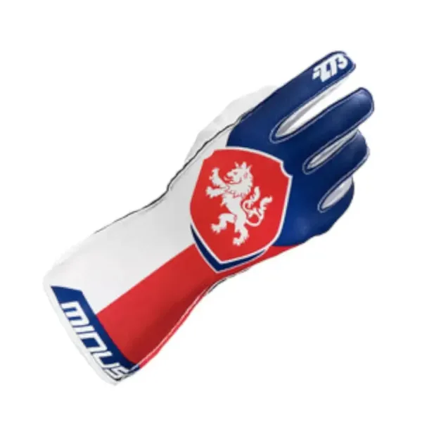 EURO Czech Republic gloves with national colors