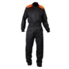 Mechanic Suit Black-Fluor Red durable workwear
