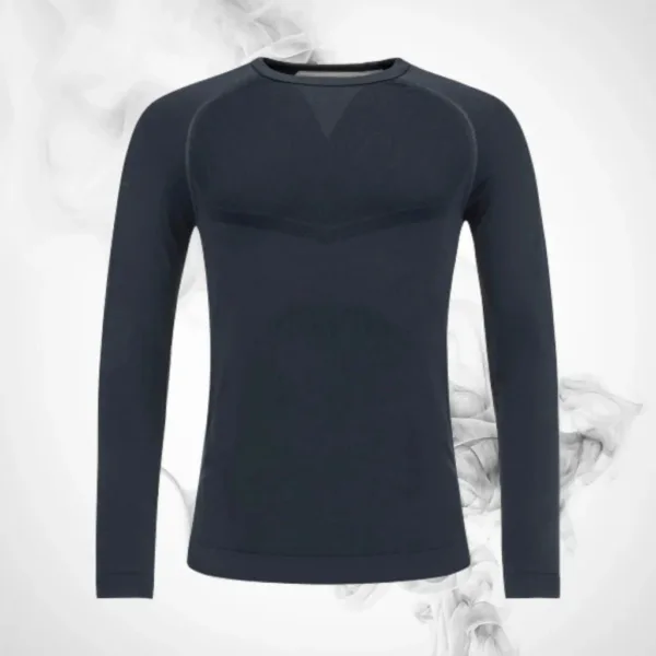 Flex Seamless Thermal men black front view