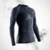 Front view of ski base layer Invent 4.0 Anthracite