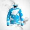Energiapura Ski Jacket front view – Ilanz Cielo design