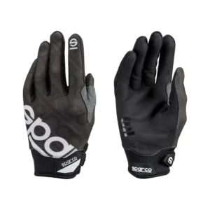 Sparco Meca-3 Black Mechanics Gloves | Official Teamwear
