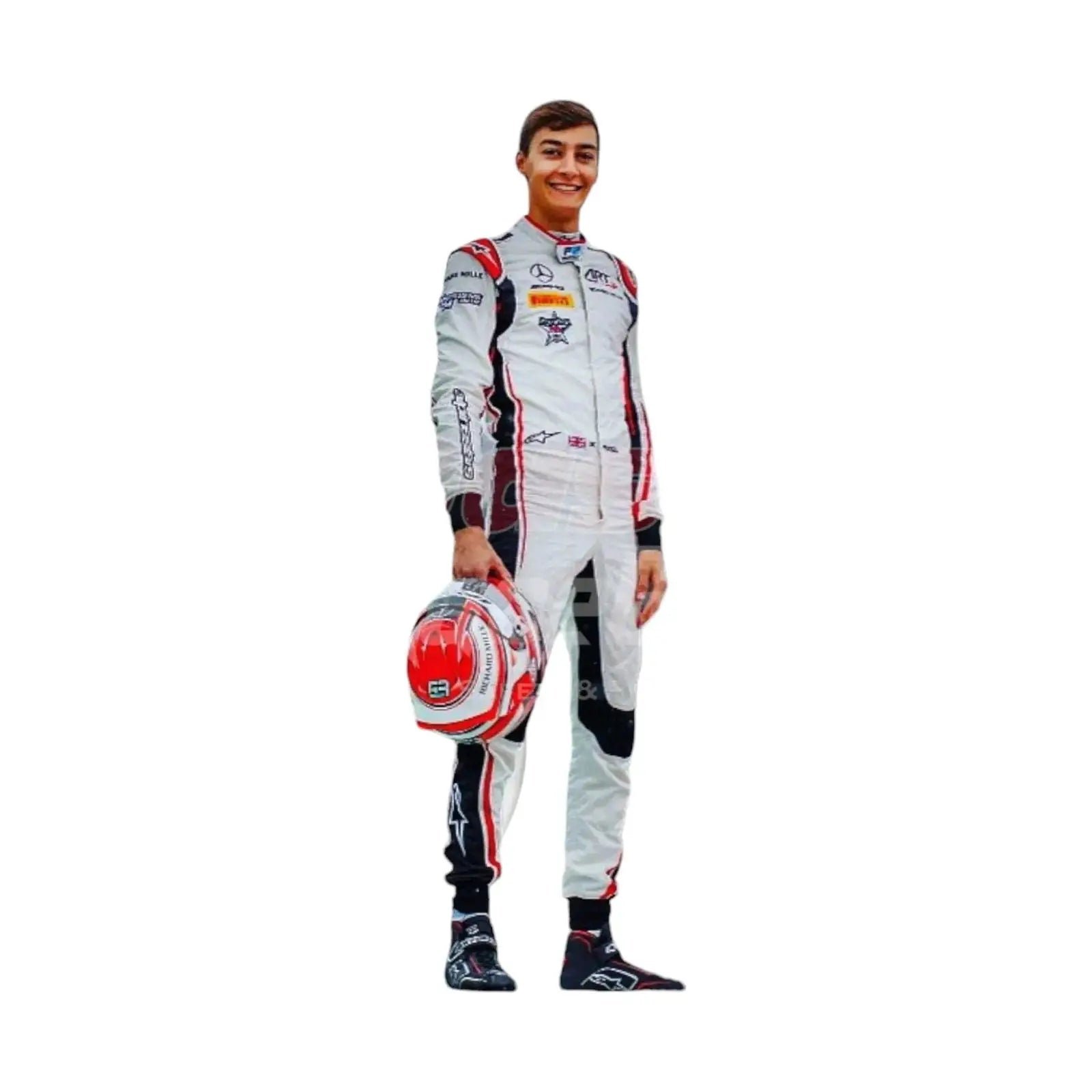2018_George_Russell_Mercedes_AMG_F1_Race_Suit-001.jpg 2018 George Russell Mercedes AMG F1 Race Suit – SpeedX Racegear product photo