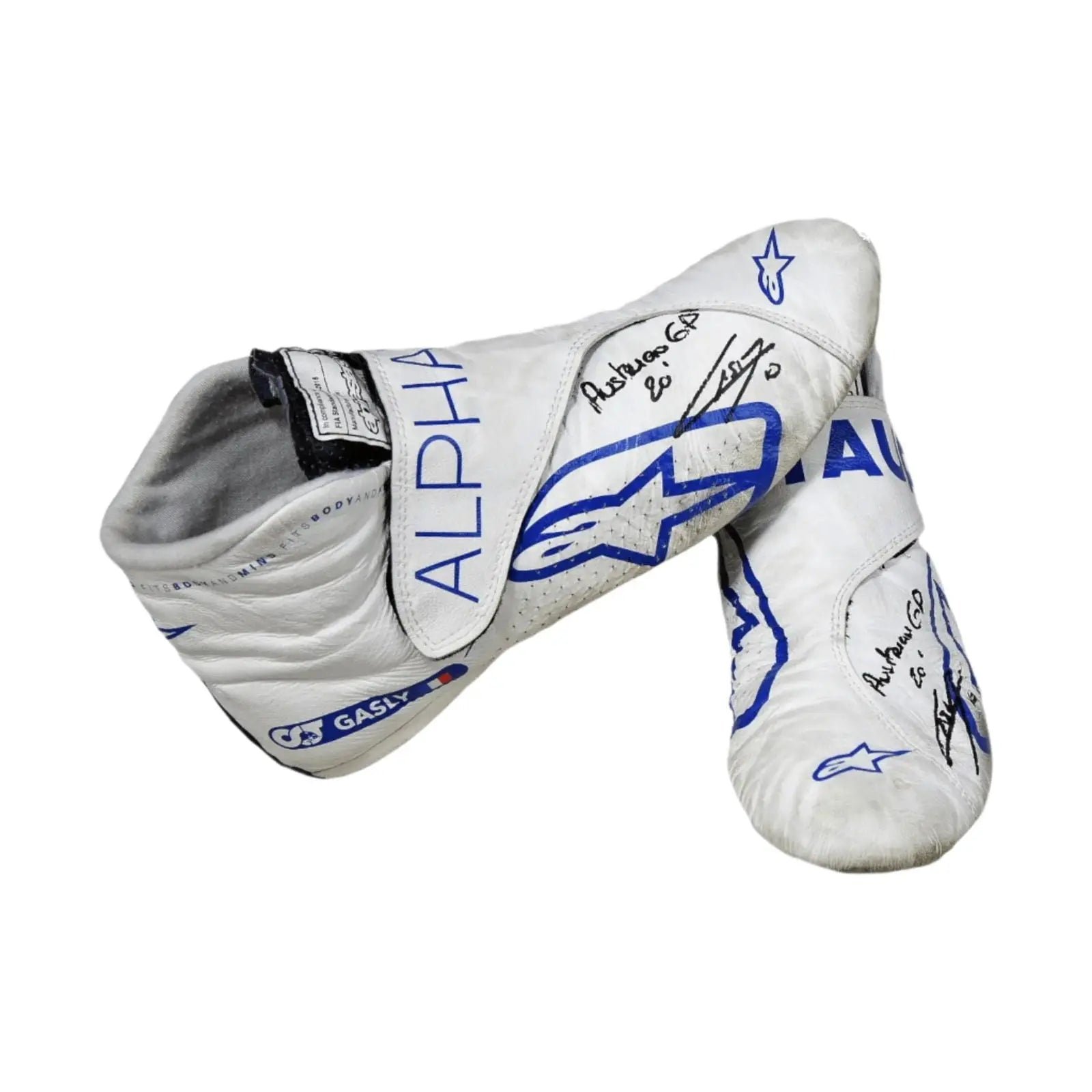 2020 Pierre Gasly Race Austrian Grand Prix’s Scuderia AlphaTauri F1 Boots – SpeedX Racegear product photo