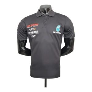 2021 PETRONAS Yamaha Replica Polo Shirt – Black – SpeedX Racegear product photo