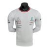 2022 Mercedes Formula One Long Sleeve T-Shirt – White – SpeedX Racegear product photo