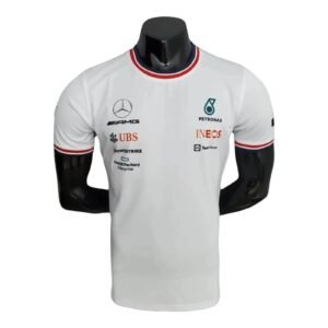 2022 Mercedes Formula One T-Shirt – White – SpeedX Racegear product photo