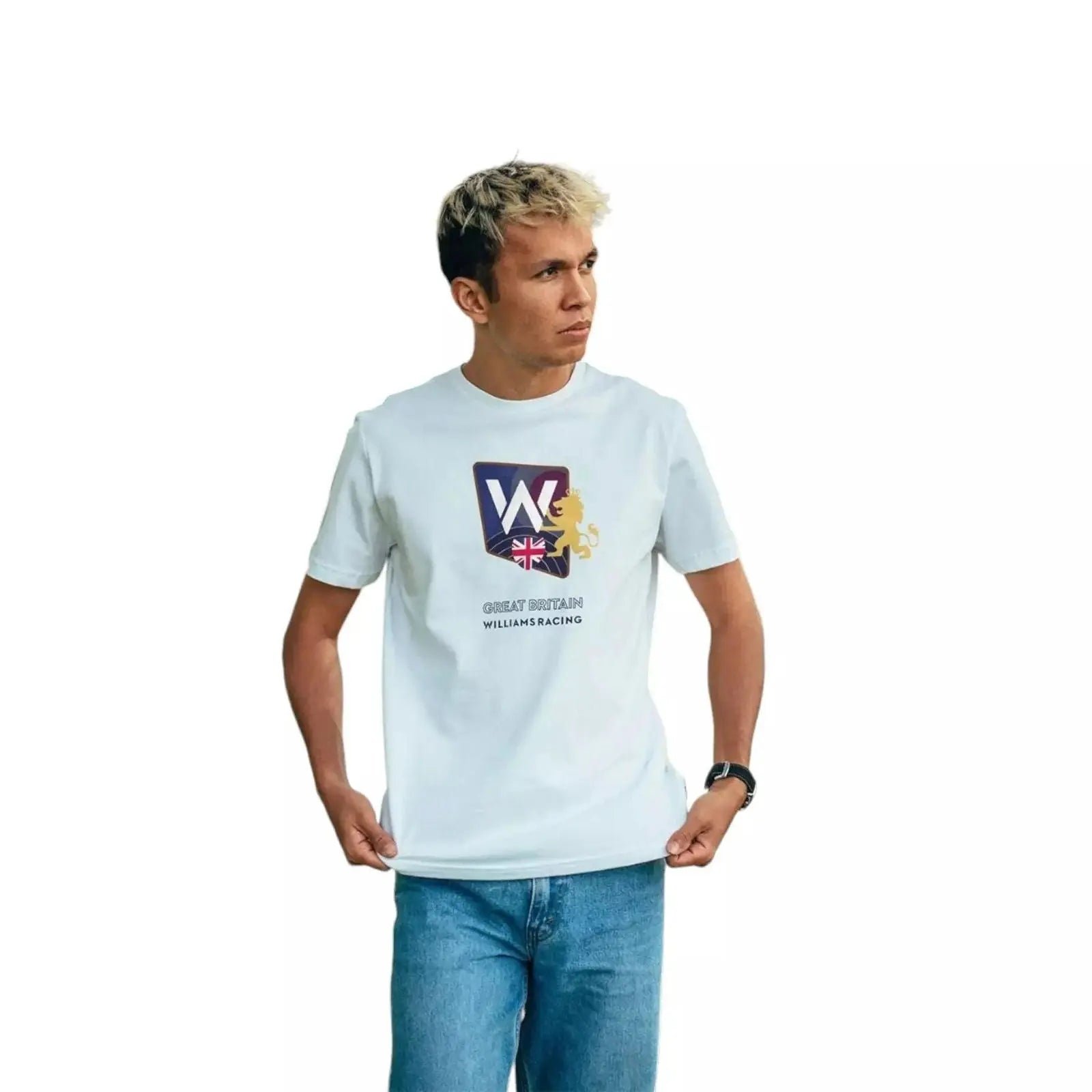2023_Adult_Great_Britain_Race_T-Shirt_White-001.jpg 2023 Adult Great Britain Race T-Shirt White – SpeedX Racegear product photo