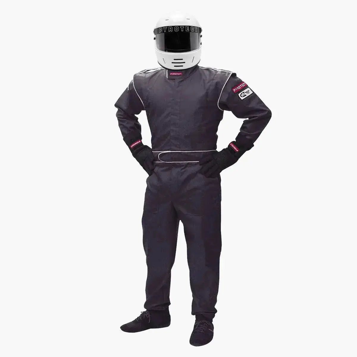 Junior_Deluxe_One_Piece_2_Layer_SFI-5_Suit-001.jpg Junior Deluxe One-Piece Two-Layer Motorsport Suit – SpeedX Racegear product photo