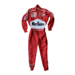 Michael Schumacher Ferrari F1 Embroidered Racing Suit – SpeedX Racegear product photo