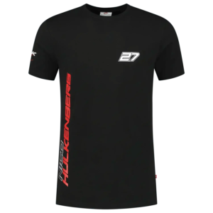 Nico Hülkenberg 2023 Haas F1 Black T-Shirt