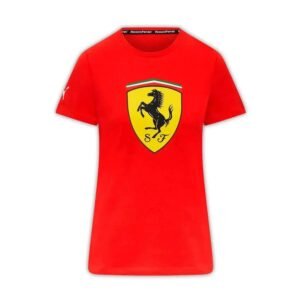Scuderia Ferrari 2023 Women Large Shield T-Shirt