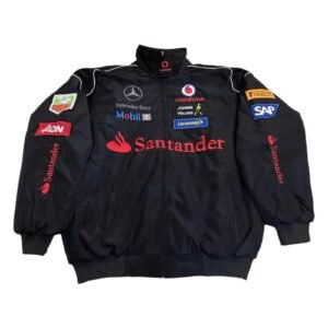 Vintage Mercedes-Benz F1 Embroidered Retro Racing Jacket – SpeedX Racegear product photo